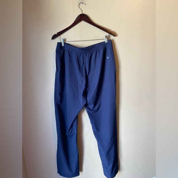 Callaway Navy Blue Caviar Ankle Zip Performance Casual Golf Pants - Picture 2 of 7